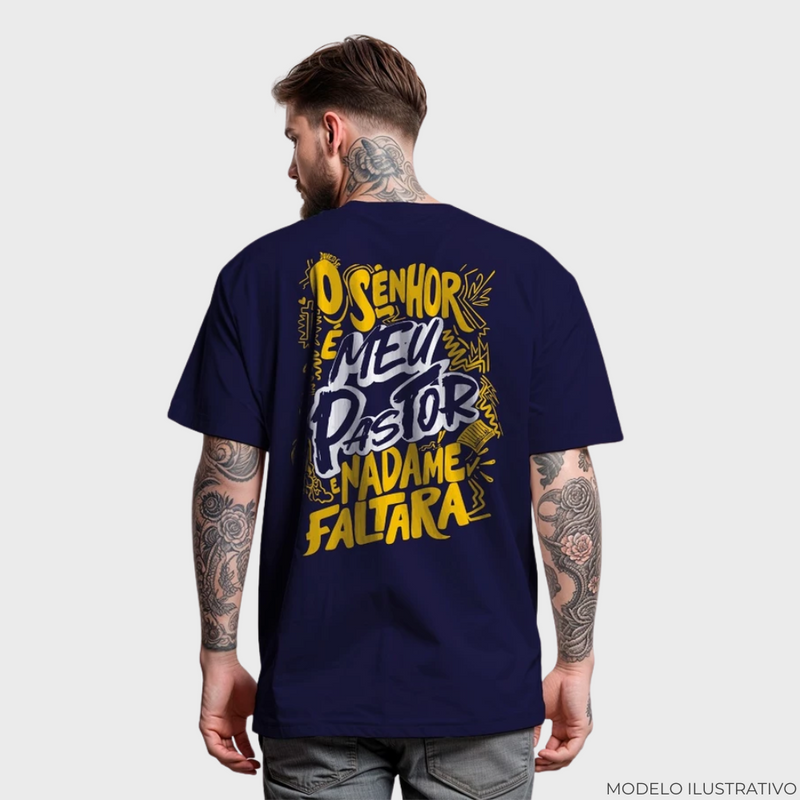 Camiseta Nada Me Faltará 100% Algodão