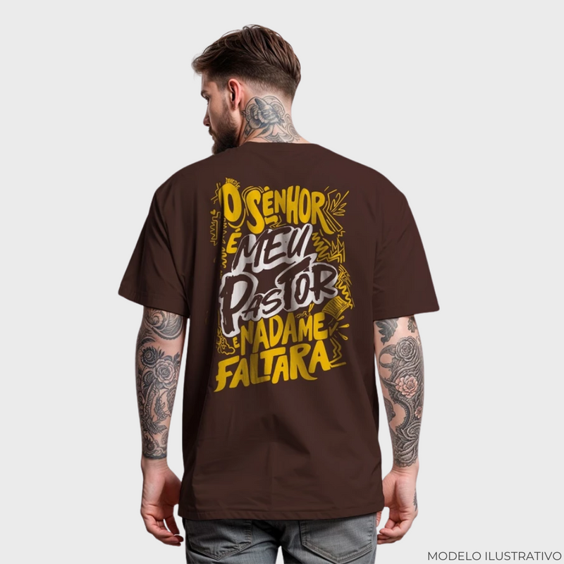 Camiseta Nada Me Faltará 100% Algodão